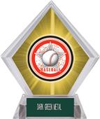 Awards All-Star Baseball Yellow Diamond Ice Trophy