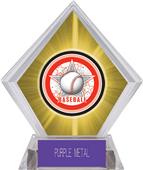 Awards All-Star Baseball Yellow Diamond Ice Trophy