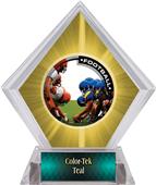 Awards PR1 Football Yellow Diamond Ice Trophy Awards PR1 Football Yellow Diamond Ice Trophy