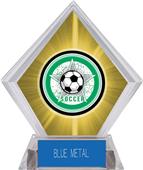 Awards All-Star Soccer Yellow Diamond Ice Trophy