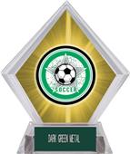 Awards All-Star Soccer Yellow Diamond Ice Trophy