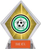 Awards All-Star Soccer Yellow Diamond Ice Trophy