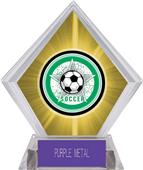 Awards All-Star Soccer Yellow Diamond Ice Trophy