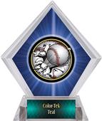 Awards Bust-Out Baseball Blue Diamond Ice Trophy Awards Bust-Out Baseball Blue Diamond Ice Trophy