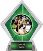 P.R. Male Basketball Green Diamond Ice Trophy P.R. Male Basketball Green Diamond Ice Trophy