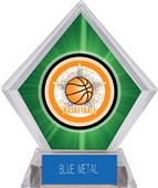 All-Star Basketball Green Diamond Ice Trophy