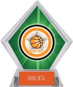 All-Star Basketball Green Diamond Ice Trophy