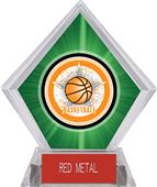 All-Star Basketball Green Diamond Ice Trophy