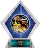 P.R. Female Basketball Blue Diamond Ice Trophy P.R. Female Basketball Blue Diamond Ice Trophy