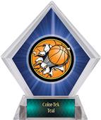 Bust-Out Basketball Blue Diamond Ice Trophy