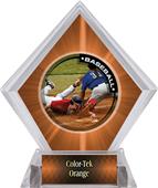 Awards P.R.2 Baseball Orange Diamond Ice Trophy