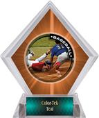 Awards P.R.2 Baseball Orange Diamond Ice Trophy Awards P.R.2 Baseball Orange Diamond Ice Trophy