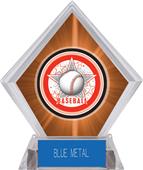 Awards All-Star Baseball Orange Diamond Ice Trophy