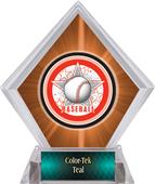 Awards All-Star Baseball Orange Diamond Ice Trophy
