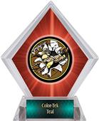 Awards Bust-Out Football Red Diamond Ice Trophy Awards Bust-Out Football Red Diamond Ice Trophy