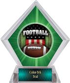 Awards Patriot Football Green Diamond Ice Trophy Awards Patriot Football Green Diamond Ice Trophy
