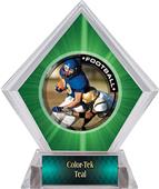 Awards PR2 Football Green Diamond Ice Trophy Awards PR2 Football Green Diamond Ice Trophy