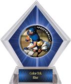 Awards PR2 Football Blue Diamond Ice Trophy Awards PR2 Football Blue Diamond Ice Trophy