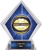 Awards Classic Football Blue Diamond Ice Trophy Awards Classic Football Blue Diamond Ice Trophy