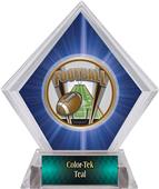 Awards ProSport Football Blue Diamond Ice Trophy Awards ProSport Football Blue Diamond Ice Trophy