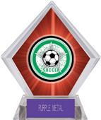 Awards All-Star Soccer Red Diamond Ice Trophy