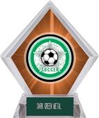 Awards All-Star Soccer Orange Diamond Ice Trophy