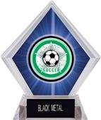 Awards All-Star Soccer Blue Diamond Ice Trophy