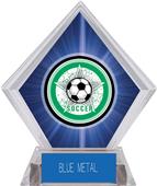 Awards All-Star Soccer Blue Diamond Ice Trophy