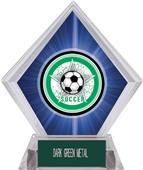 Awards All-Star Soccer Blue Diamond Ice Trophy