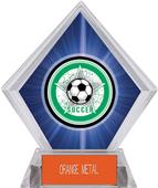 Awards All-Star Soccer Blue Diamond Ice Trophy