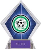 Awards All-Star Soccer Blue Diamond Ice Trophy