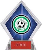 Awards All-Star Soccer Blue Diamond Ice Trophy