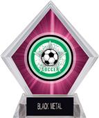 Awards All-Star Soccer Pink Diamond Ice Trophy
