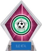Awards All-Star Soccer Pink Diamond Ice Trophy
