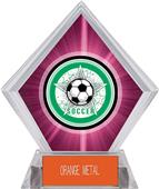 Awards All-Star Soccer Pink Diamond Ice Trophy