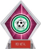Awards All-Star Soccer Pink Diamond Ice Trophy