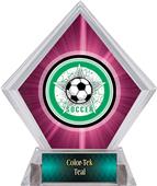 Awards All-Star Soccer Pink Diamond Ice Trophy