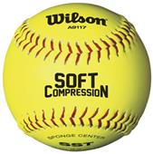 Wilson Soft Compression Fastpitch Softballs (1 DZ) Wilson Soft Compression Fastpitch Softballs (1 DZ)