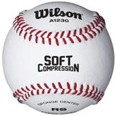 Wilson Soft Compression Cloth Baseballs Level 1 Wilson Soft Compression Cloth Baseballs Level 1