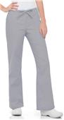 Landau Women's Natural Flare Leg Scrub Pants
