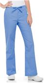 Landau Women's Natural Flare Leg Scrub Pants