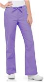 Landau Women's Natural Flare Leg Scrub Pants