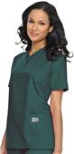Landau ScrubZone Misses/Women's V-Neck Scrub Top Landau ScrubZone Misses/Women's V-Neck Scrub Top