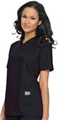 Landau ScrubZone Misses/Women's V-Neck Scrub Top Landau ScrubZone Misses/Women's V-Neck Scrub Top
