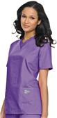 Landau ScrubZone Misses/Women's V-Neck Scrub Top Landau ScrubZone Misses/Women's V-Neck Scrub Top