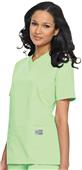 Landau ScrubZone Misses/Women's V-Neck Scrub Top