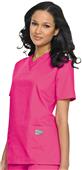 Landau ScrubZone Misses/Women's V-Neck Scrub Top