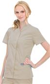 Landau ScrubZone Misses/Women Snap Front Scrub Top Landau ScrubZone Misses/Women Snap Front Scrub Top