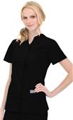 Landau ScrubZone Misses/Women Snap Front Scrub Top Landau ScrubZone Misses/Women Snap Front Scrub Top