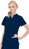 Landau ScrubZone Misses/Women Snap Front Scrub Top Landau ScrubZone Misses/Women Snap Front Scrub Top